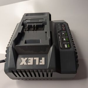 Flex 24V 160W Fast Charger (FX0411). Provides up to 50% faster charging compare